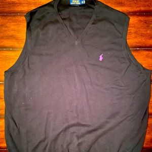 Polo Ralph Lauren Black Sweater Vest 3XLT